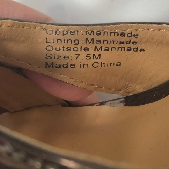 Matisse Palazzo Metallic Bronze Wedge Platform Sandal T-Strap Size 7.5 - Picture 8 of 8